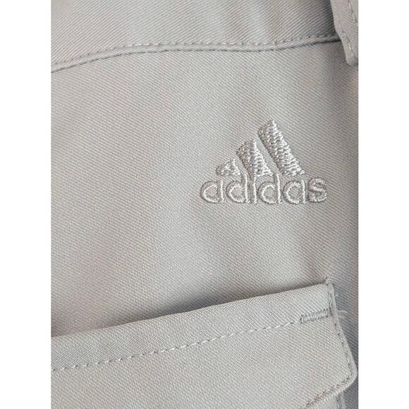Adidas Climalite Women's Golf Pants Gray Slim Athletic Tech Pants EUC Size 8 - Picture 4 of 4